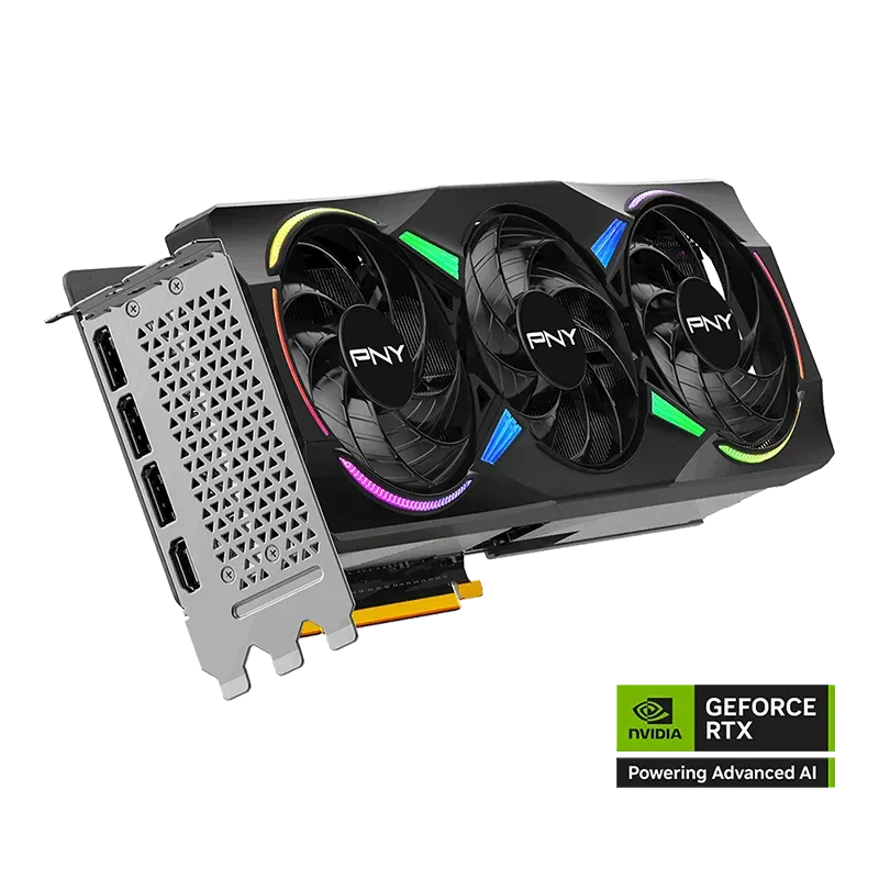 NVIDIA RTX 5070 Ti graphics card with triple fan cooling