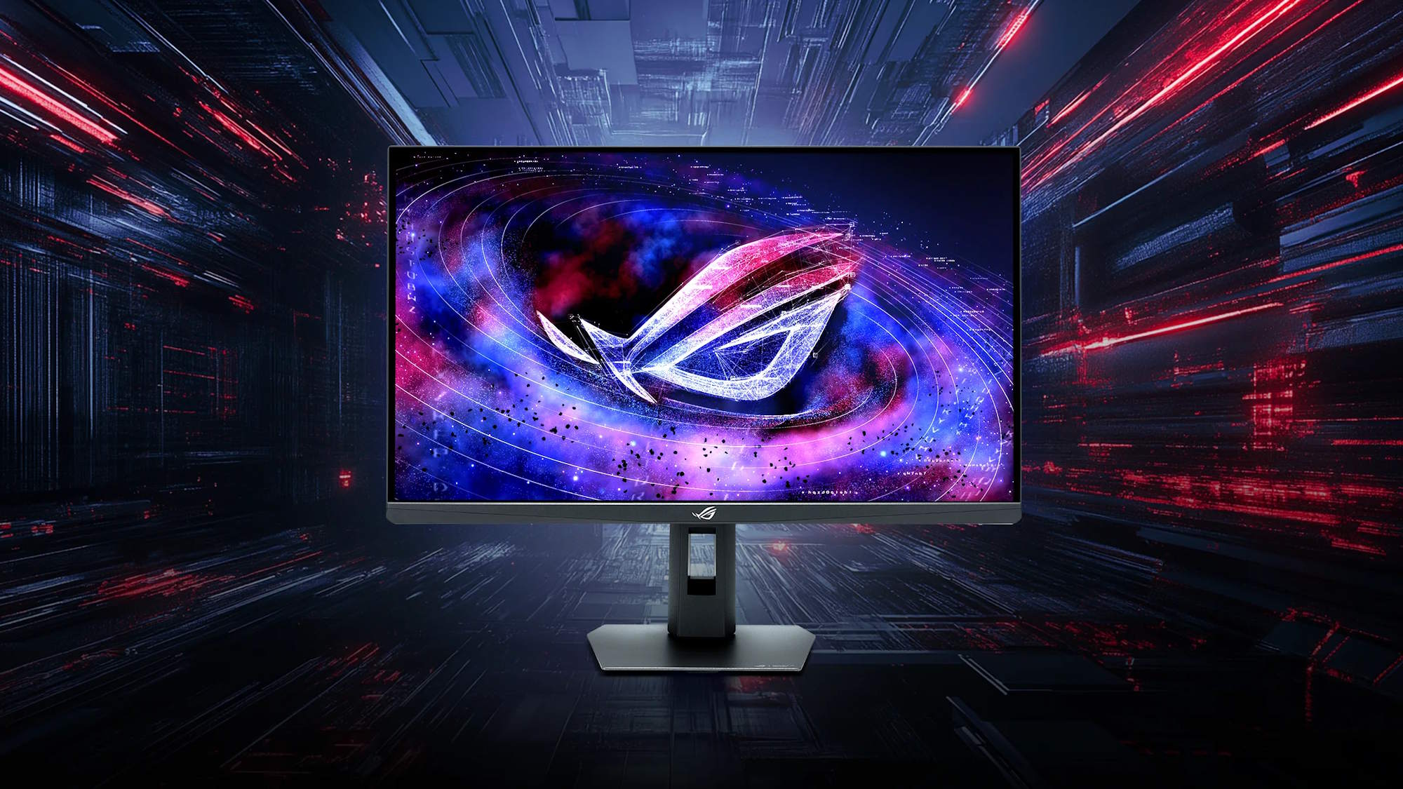 ASUS ROG Strix Pulsar XG27AQNGV gaming monitor showing clean motion clarity